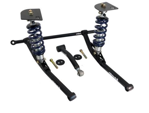 Rear HQ Coil-Over And Strongarm Kit For 1959-1964 Impala Upper And Lower Strongarms Panhard Bar HQ Coil-Over Shocks Springs Brackets And Hardware Ridetech