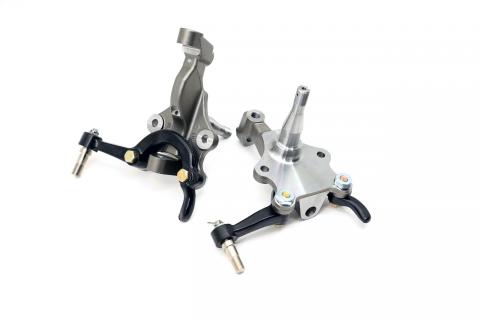 Truturn System For 1967-1969 Camaro and Firebird Ridetech Spindles Steering Arms Tie Rods And Forged Center Link Ridetech