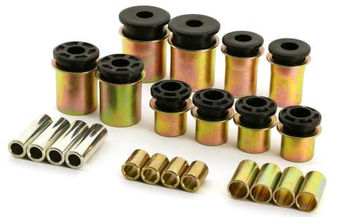 Delrin Control Arm Bushings For 1967-1969 Camaro and Firebird Bushings Shells And Sleeves For Direct Replacement Of Rubber Bushings In The Factory Front Upper And Lower Control Arms Ridetech