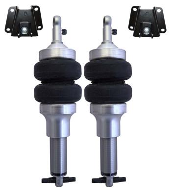 Front HQ Shockwaves For 1993-2002 Camaro and Firebird Pair Of Rebound Adjustable Shock waves W/ 1/4 Inch Airline Fittings And Mounting Brackets Ridetech