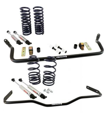 Streetgrip Suspension System For 1964-1967 Chevelle Cutlass W/ Small Block No Ball Joints Or Bushings Front And Rear Dual Rate Coil Springs Front And Rear Sway Bar And HQ Shocks No Ball Joints Or Bushings Ridetech