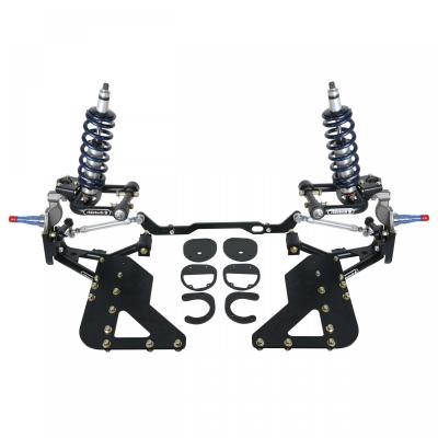 Front HQ Coil-Overs For 1962-1967 Chevy Ii Nova For Use W/ Ridetech Upper Arms Pair Of Rebound Adjustable Shock s Springs Spring Mounts And Delrin Spring Washers Ridetech