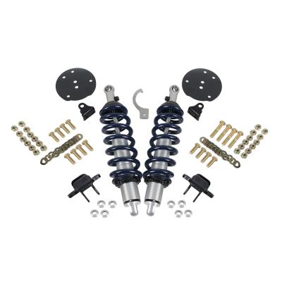 Front HQ Coil-Overs For 2015-2024 Ford F-150 4WD Pair Of Rebound Adjustable Shock s Springs Spring Mounts And Delrin Spring Washers Ridetech
