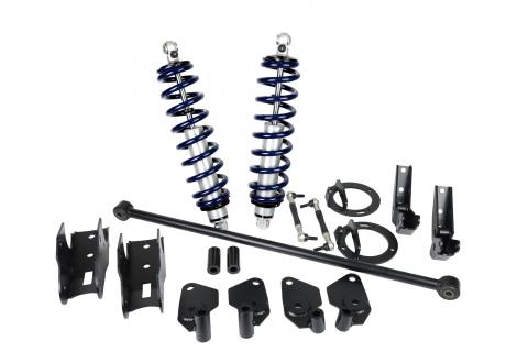 Rear HQ Coil-Over And Bracket Kit For 2019-2024 Ram 1500 2Wd/4Wd 4 Inch Lower HQ Coil-Overs Mounting Brackets Panhard Bar And Sway Bar End Links Ridetech
