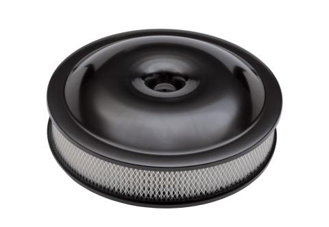 Engine Air Cleaner Kit Super-Light Series 14 Inch Alunimum Black No Logo Chevrolet Performance Parts