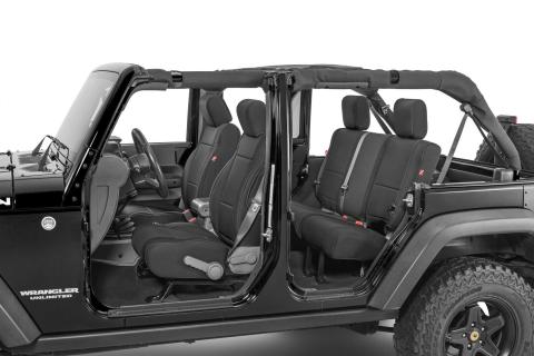 Wrangler JK Unlimited Seat Cover for 13-18 Jeep JK Unlimited Black Neoprene Pair Diver Down