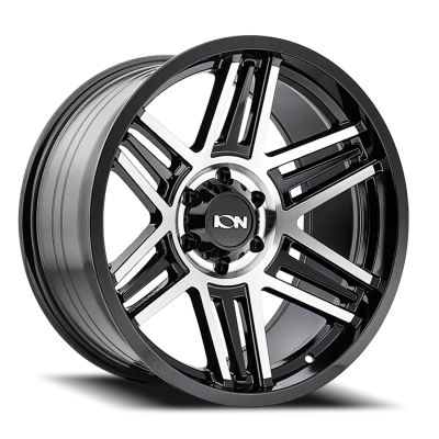 Cast Aluminum Wheels 147 BM 20x9 Machined Black 5 On 150 Bolt Pattern 18 Offset ION Wheels
