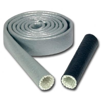 Heat Sleeve 1/2 Inch x 10 Foot Braided Fiberglass 500-2200 Degree F Black Thermo Tec