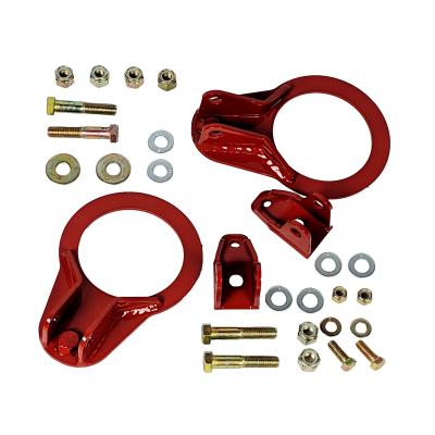 1982-2002 Camaro and Firebird Upper and Lower Rear Coil-Over Shock Bracket Kit Red J&M Products