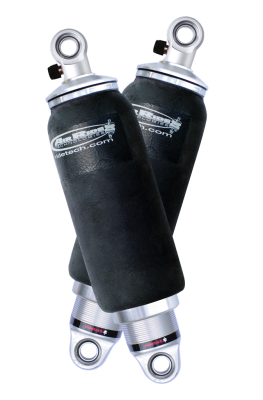 Rear HQ Shockwaves 8000 Series W/ 6.9 Inch Stroke And 1.7 Inch Eye Pair Of Rebound Adjustable Shock waves 5 Inch Rolling Sleeve W/ 1/4 Inch Fittings And Bearing Spacers 1/2 Inch And 5/8 Inch 13.75 Inch X 20 Inch W/ A 16.75 -17.5 Inch Ride Height Ridetech