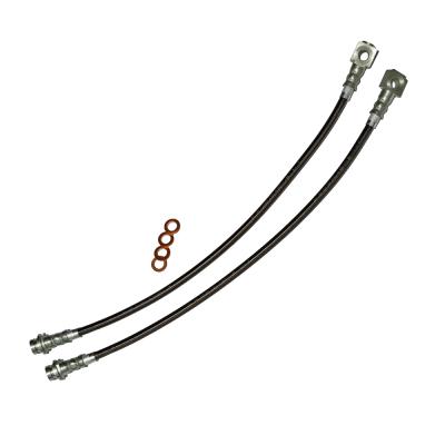 Camaro/Firebird C5 Brake Hose Kit Front 93-97 Camaro/Firebird Stainless Steel Clear Cover J&M Products