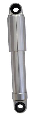 Polished Hot Rod Shock 3.3 Inch Stroke W/ Shaft Cover Universal 1 Eye/Eye Shock W/ 7/16 Inch 1/2 Inch And 5/8 Inch I.D Sleeves 7.9 Inch X 11.2 Inch W/ A 9.75 -10 Inch Ride Height Ridetech