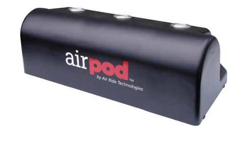 Airpod Cover Bigred W/ 5 Gallon Tank For Ridepro E2 E3 X And E5Formed Plastic Cover Assembly For 5 Gallon Airpod W/ Bigred valves Ridetech