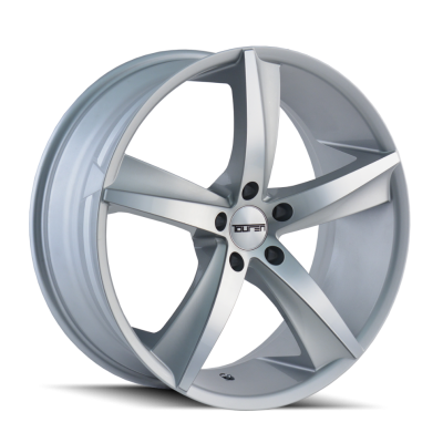 Touren Wheels TR72 3272 Gloss Silver Machined Face 18X8 5-112 35MM 66.56MM