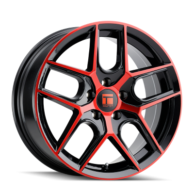 Touren Wheels TR79 3279 Gloss Black Machined With Red 20X9 5-112 35MM 66.56MM