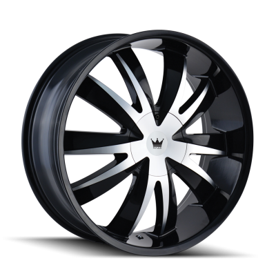 Cast Aluminum Wheels Edge 337 GBM 22x8.5 Machined Face Gloss Black 5 On 108/5 On 114.3 Bolt Pattern 35 Offset Mazzi Wheels