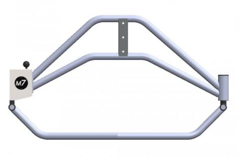 Swing Away Spare Tire Carrier For R60-R61 M7 Speed