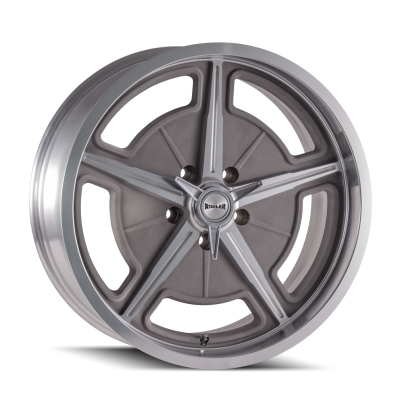 Ridler Wheels Aluminum Wheels 605 SL 18x8 Silver Machined 5 On 114.3 Bolt Pattern 0 Offset