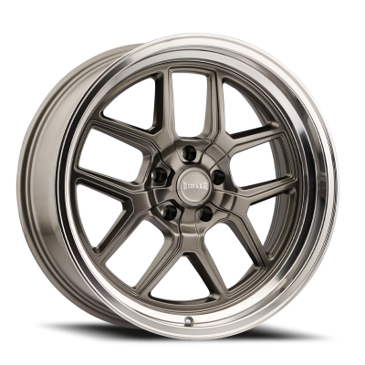 Ridler Wheels Aluminum Wheels 610 G 17x8 Grey Polished Lip 5 On 114.3 Bolt Pattern Offset