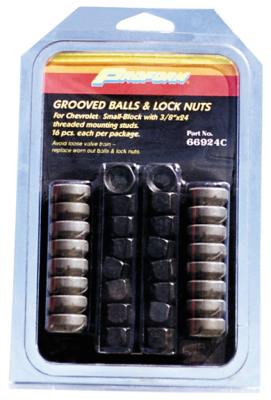 Engine Rocker Arm Ball And Nut Kit Fits 3/8-24 Thread Stud For Stamped Rockers Proform