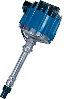HEI Distributor Racing Type w/o Vac-Adv Blue Cap Polished Chevy V8 Engines Proform
