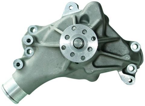 Engine Water Pump Mechanical Long Style High Flow Model Satin SB Chevy Proform