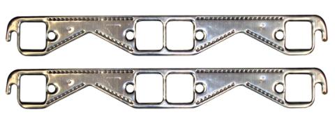 Engine Header Gasket Set Small Block Chevy Square Port Aluminum MaterialPair Proform