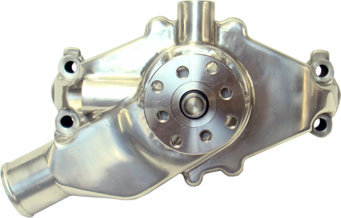 Engine Water Pump Mechanical Short Style High Flow Model Polished SB Chevy Proform