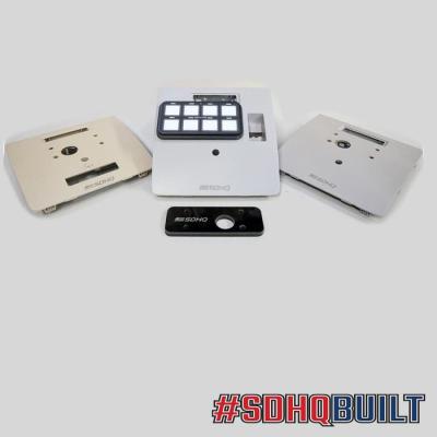 15-17 Sivlerado/Sierra 1500/2500/3500 Switch Pros 9100 Overhead Keypad Mount W/O Sunroof With Power Sliding Rear Window With Garage Door Opener Shale Color Panel SDHQ Offroad
