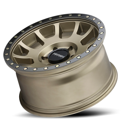 Mayhem Offroad Wheels Scout 8302 GD 18x9 Matte Black Lip Gold 0 Off Set 5 Lug 5 BSM 78.1 Bore Cast Aluminum