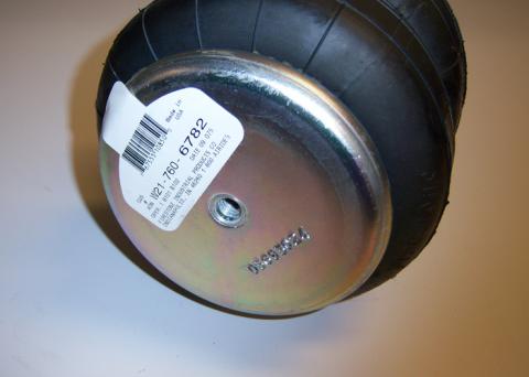 Firestone 6873 Double Convoluted Air Spring 8 Inch Diameter W/ 1/4 Inch NPT Port Length Is 3 Inch Minimum 5 -5.5 Inch Ride Height And 8 Inch Maximum Load Capacity Is 2140 LbsAt 100 Psi Ridetech