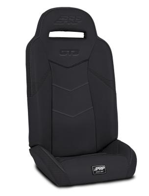 GT3 Fold Flat Rear Suspension Seats for Polaris RZR PRO XP4 PRO R4 Turbo R4 Pair Black PRP Seats