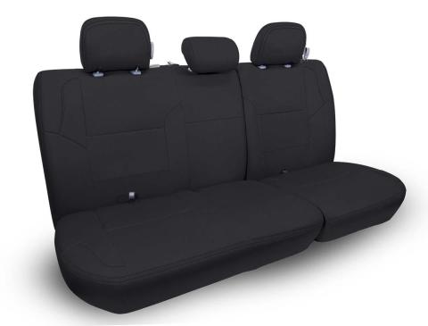 Rear Bench Cover for 12-15 Toyota Tacoma Double Cab All Black PRP Seats