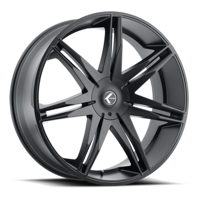 Cast Aluminum Wheels Cray 141 B-M 18x8 Milled Black 5 on 108/5 on 114.3 Bolt Pattern 40 Offset Kraze Wheels