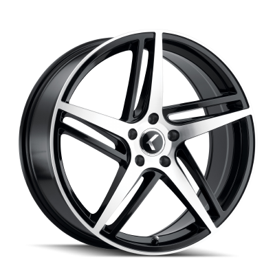 Cast Aluminum Wheels Scrilla 142 GBM 22x9.5 Milled Gloss Black 5 on 115/5 on 120 Bolt Pattern 18 Offset Kraze Wheels