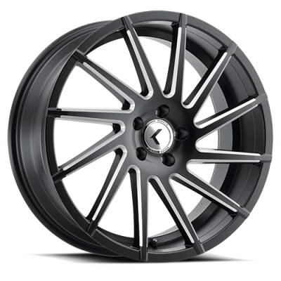Cast Aluminum Wheels Spinner 181 BM 20x8.5 Machined Black 5 on 112 Bolt Pattern 40 Offset Kraze Wheels