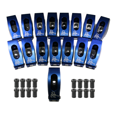 1.7 SBC Narrow Body Race Series Rocker Arms Set 3/8 Inch Scorpion Racing Products