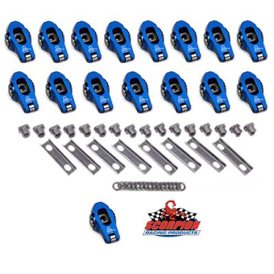LS1 LS Race Series Rocker Arms Set 8mm Non Adustable Scorpion Racing Products