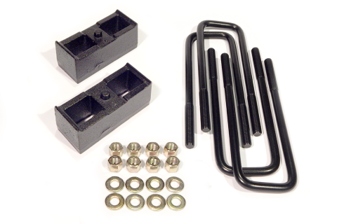 2 Inch Rear Block Kit 8 Lug Without Trailer Package For 11-19 Silverado/Sierra 2500/3500 Top Gun Customz