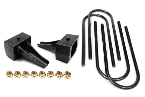 4 Inch Rear Block Kit For 99-10 Ford Super Duty Top Gun Customz