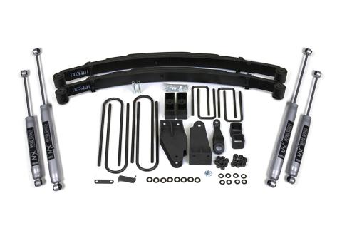 4 Inch Lift Kit Ford F250 TTB 87-96 4WD Fox 2.0 Performance Shocks