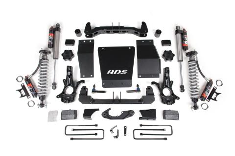4 Inch Lift Kit FOX 2.5 Performance Elite Block Kit Cast Steel Coil-Over 14-18 Silverado/Sierra 1500 4WD