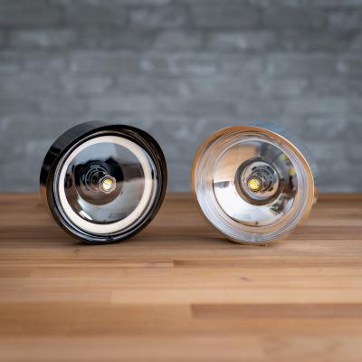1969 Chevrolet Camaro Black Billet Front Parking Lamps with Revive 1157 Switchback LED Dapper Lighting