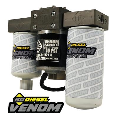 Venom Duramax Fuel Lift Pump c/w Filter and Separator Chevy/GMC 2001-2010 6.6L 2500/3500 BD Diesel