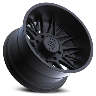 Cast Aluminum Wheels Rawkon 9109 MB 22x12 Matte Black 6 On 135 Bolt Pattern -51 Offset Cali Offroad Wheels