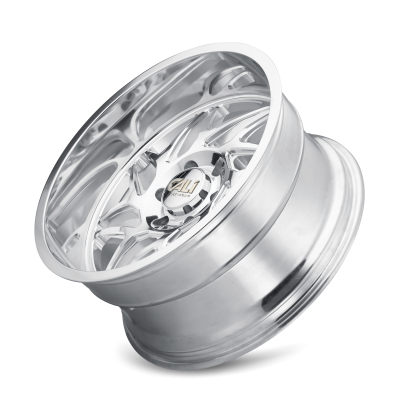 Cast Aluminum Wheels Gemini 9112 PO 24x14 Milled Spokes Polished 6 On 139.7 Bolt Pattern -76 Offset Cali Offroad Wheels