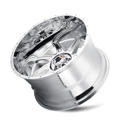 Vortex AT162 Chrome 20X10 5-127 -24MM 78.1MM Off Road Wheels American Truxx