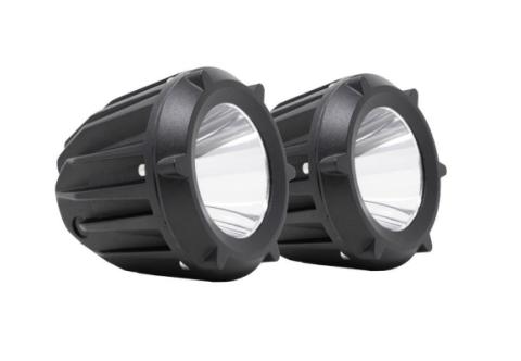 3.5 Inch Round Cannon LED Pods Pair Cali Raised LED