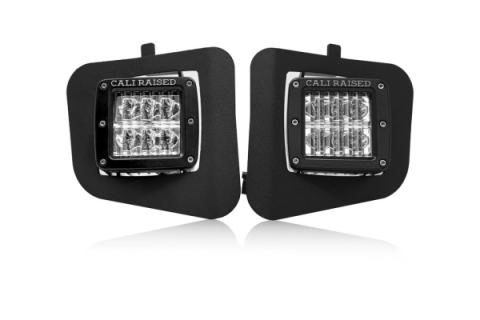 14-21 Tundra LED Fog Light Pod Replacement Mounting Brackets Cali Raised LED
