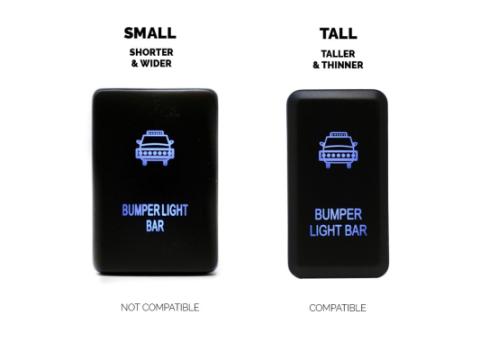 16-20 Tacoma OEM Style Switch Panel 3 Switch Cali Raised LED